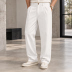 Elwood Men's Pinstripe Pants - White - Men's Clothing > Pants > Pinstripe Pants - Brondals - Image 1
