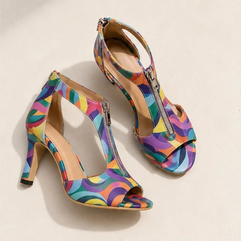 Emeline T-Strap Heels - Retro - Shoes - Brondals - Image 1