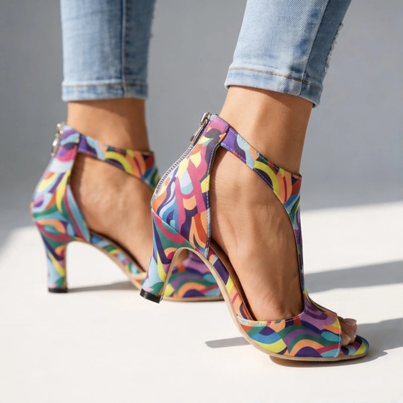 Emeline T-Strap Heels - Retro - t-strap heels - Brondals - Image 3