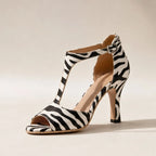 Emeline T-Strap Heels - Zebra - women's heels - Brondals - Image 2