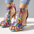 Emeline T-Strap Heels - Retro - block heels - Brondals - Image 4