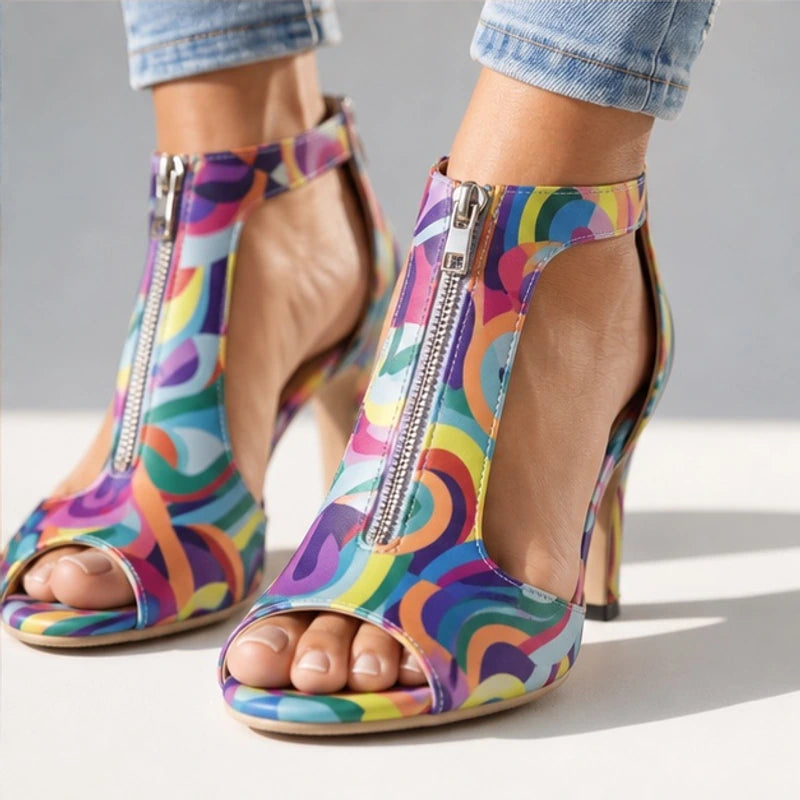 Emeline T-Strap Heels - Retro - block heels - Brondals - Image 4