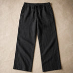 Emerson Linen Trousers - Black - Pants - Brondals - Image 1