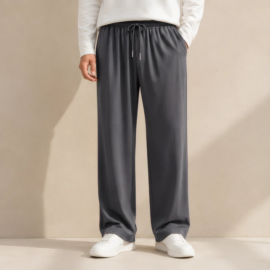 Emory Relaxed Pants - Dark Gray - Men's Clothing > Pants > Wide-Leg Pants - Brondals - Image 1