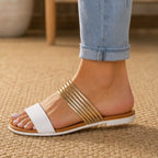 Esme Orthopedic Open Toe Sandals - White - orthopedic sandals - Brondals - Image 3
