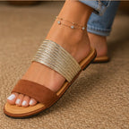 Esme Orthopedic Open Toe Sandals - Brown - open toe - Brondals - Image 4