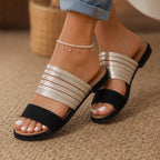 Esme Orthopedic Open Toe Sandals - Black - open toe - Brondals - Image 4