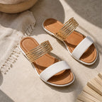 Esme Orthopedic Open Toe Sandals - White - Sandals - Brondals - Image 1