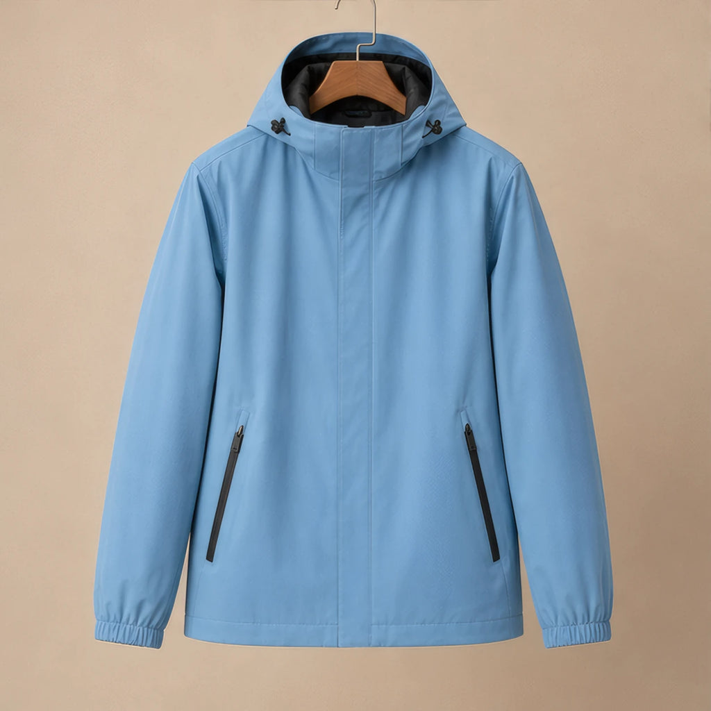 Fabian Hooded Jacket - Haze Blue - Department: Men - Brondals - Image 3