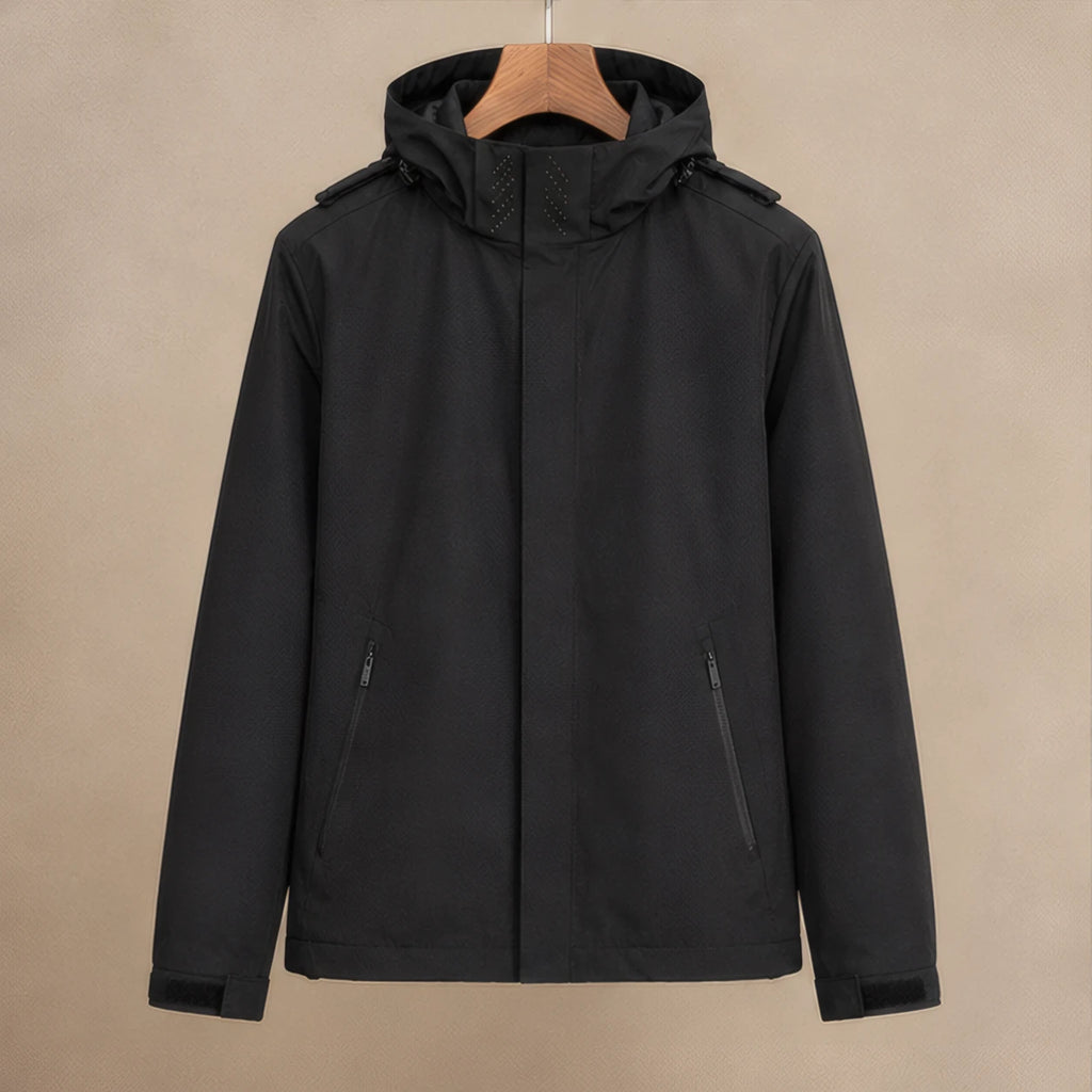 Fabian Hooded Jacket - Black - Department: Men - Brondals - Image 3