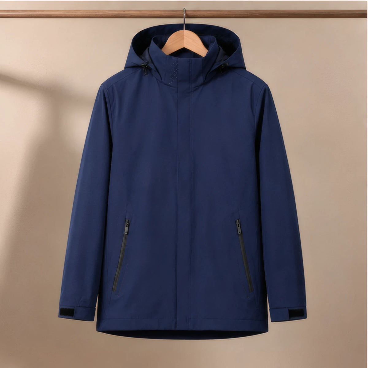 Fabian Hooded Jacket - Dark Blue - Department: Men - Brondals - Image 3