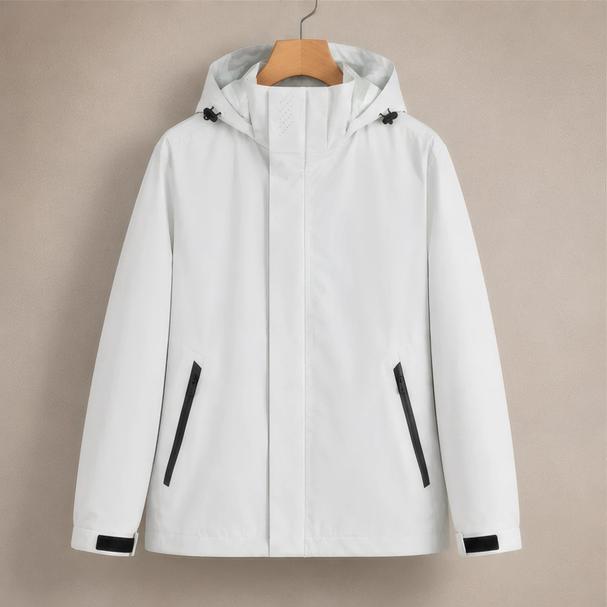 Fabian Hooded Jacket - White - Department: Men - Brondals - Image 3