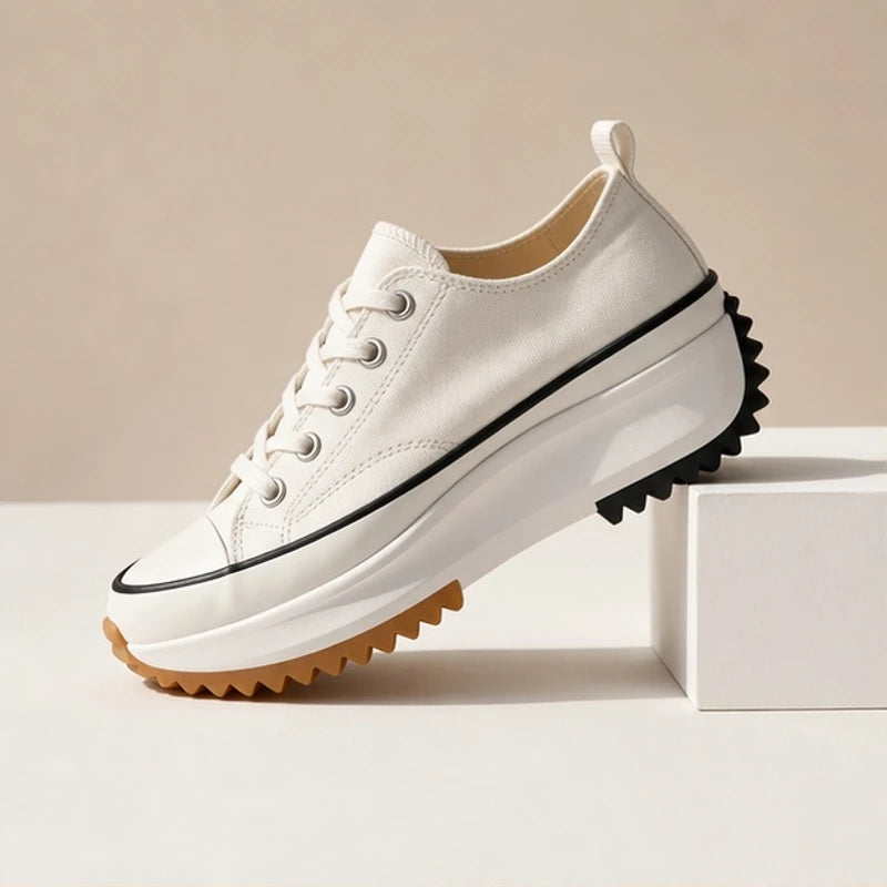 Fabienne Platform Sneakers - White - Sneakers - Brondals - Image 1