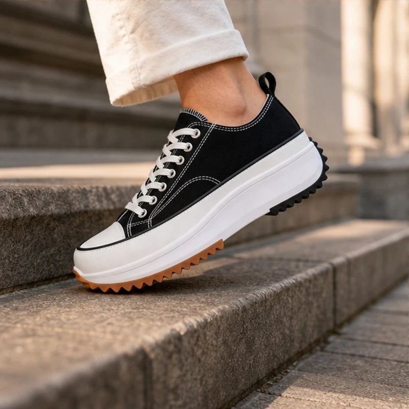 Fabienne Platform Sneakers - Black - platform sneakers - Brondals - Image 3