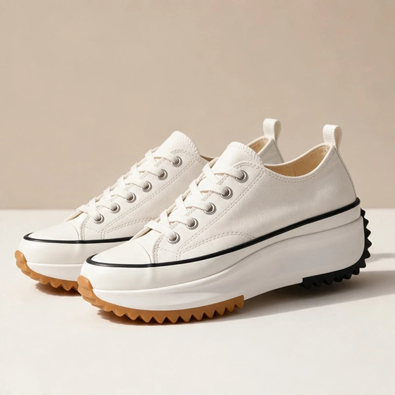 Fabienne Platform Sneakers - White - women's sneakers - Brondals - Image 2
