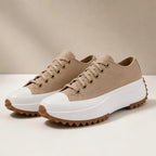 Fabienne Platform Sneakers - Tan - women's sneakers - Brondals - Image 2