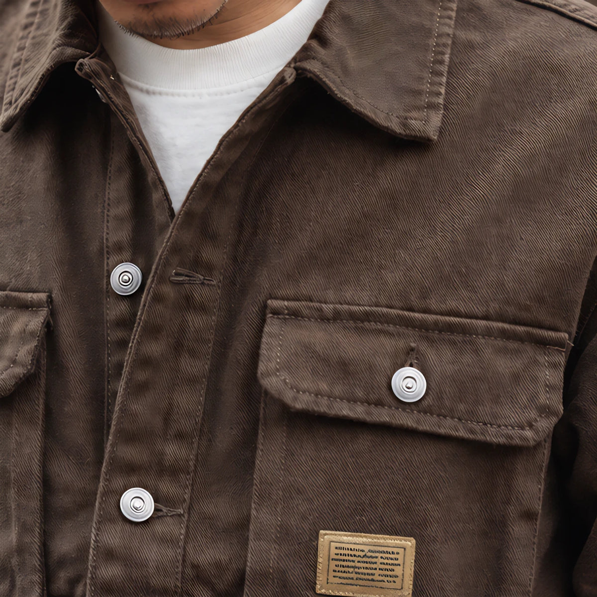 Fairfax Men's Utility Field Jacket - Brown - Men's Outerwear - Brondals - Image 4