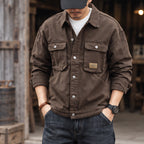 Fairfax Men's Utility Field Jacket - Brown - Men's Clothing > Outerwear > Field Jackets - Brondals - Image 1