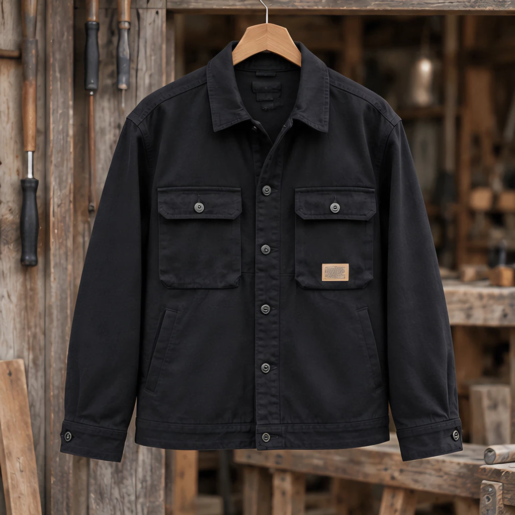 Fairfax Men's Utility Field Jacket - Black - jacket - Brondals - Image 3