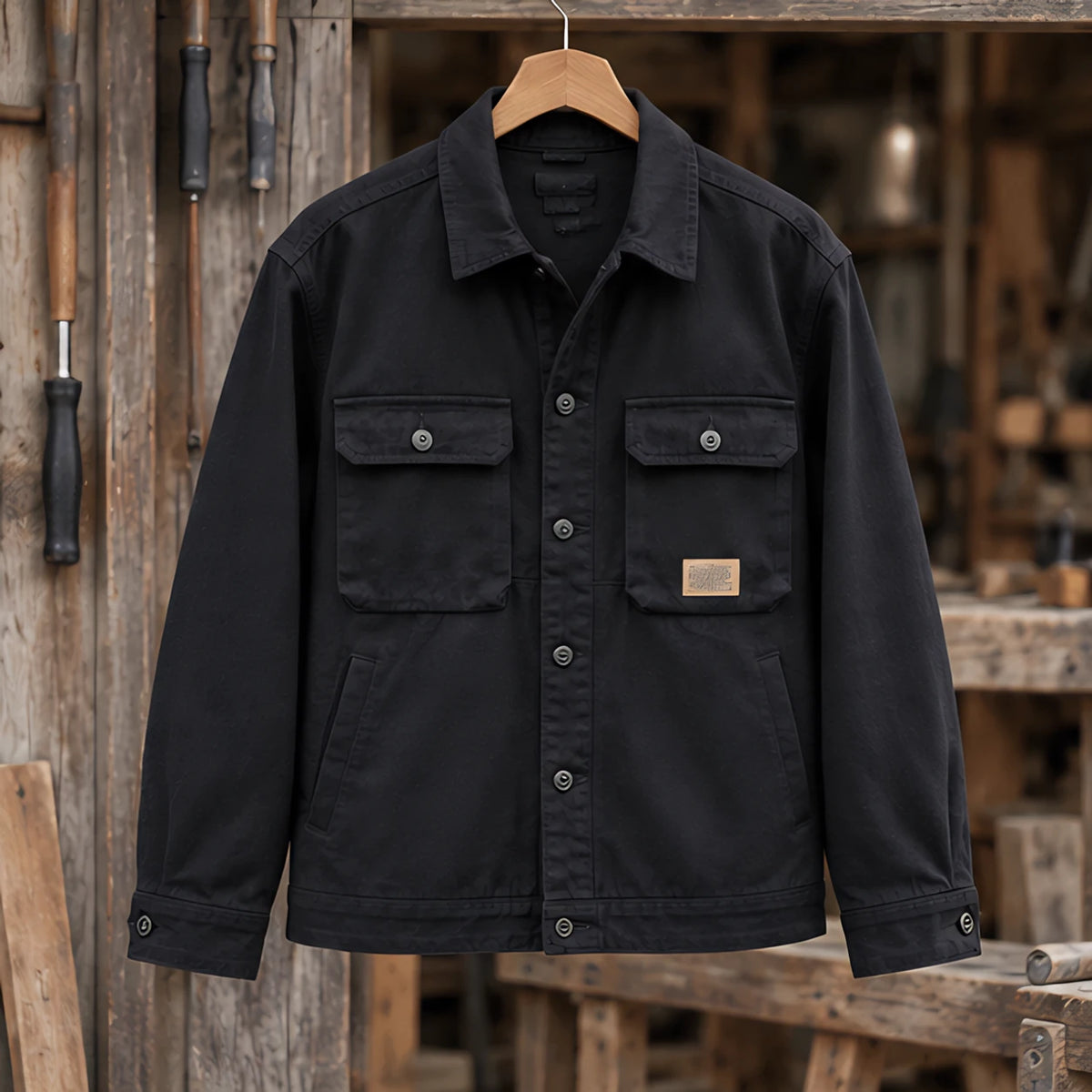 Fairfax Men's Utility Field Jacket - Black - jacket - Brondals - Image 3