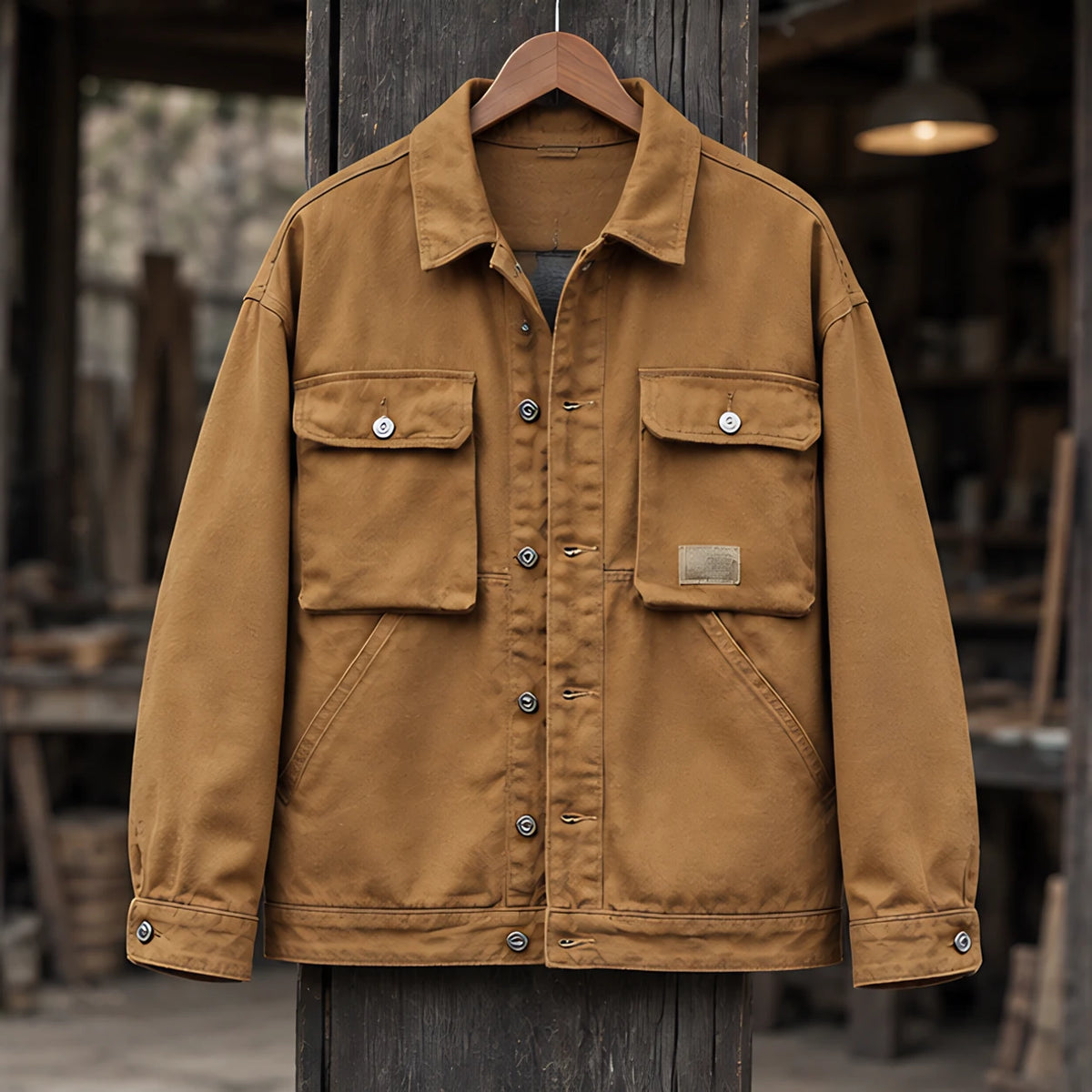 Fairfax Men's Utility Field Jacket - Yellow - jacket - Brondals - Image 3