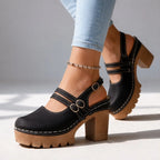 Flavia Slingback Heels - Black - slingback heels - Brondals - Image 3