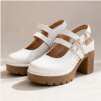 Flavia Slingback Heels - White - Heels - Brondals - Image 1