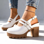 Flavia Slingback Heels - White - women's heels - Brondals - Image 2