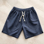 Fleming Linen Shorts - Blue - Shorts - Brondals - Image 1