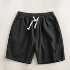 Fleming Linen Shorts - Black - Shorts - Brondals - Image 1