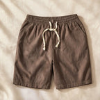 Fleming Linen Shorts - Brown - Shorts - Brondals - Image 1