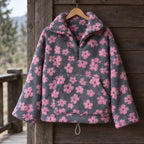 Florentina Women's Floral Sherpa Pullover - Pink - female - Brondals - Image 3