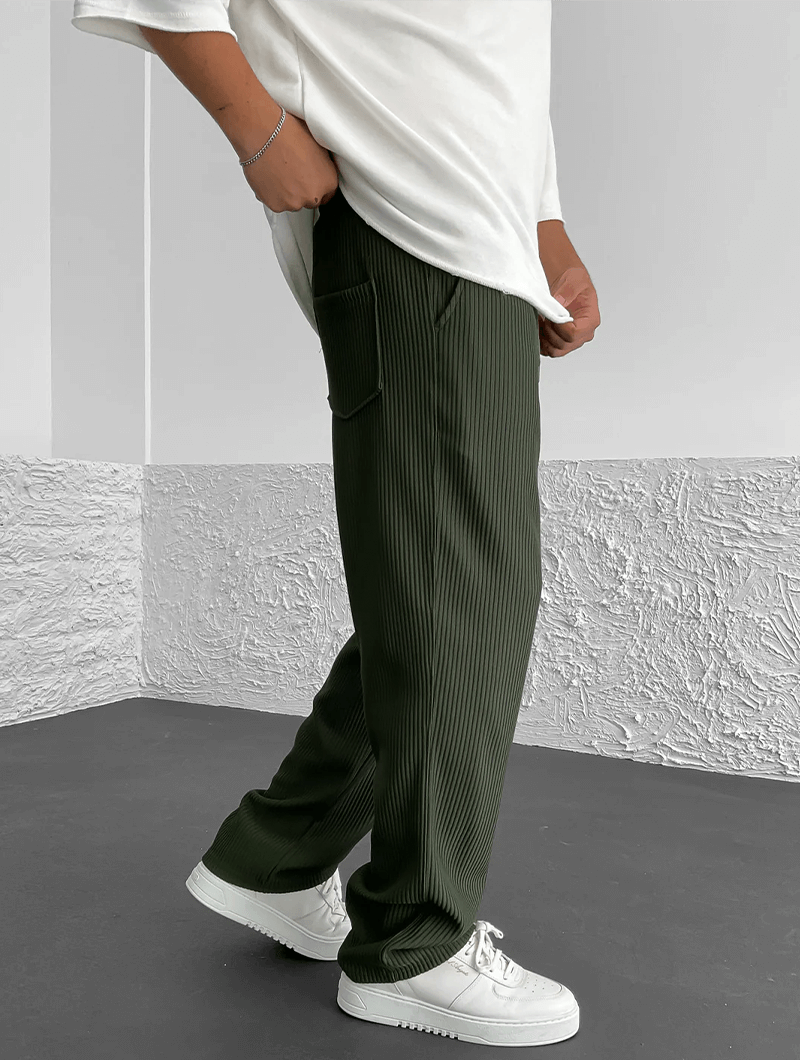 Pantalones Finley acanalados