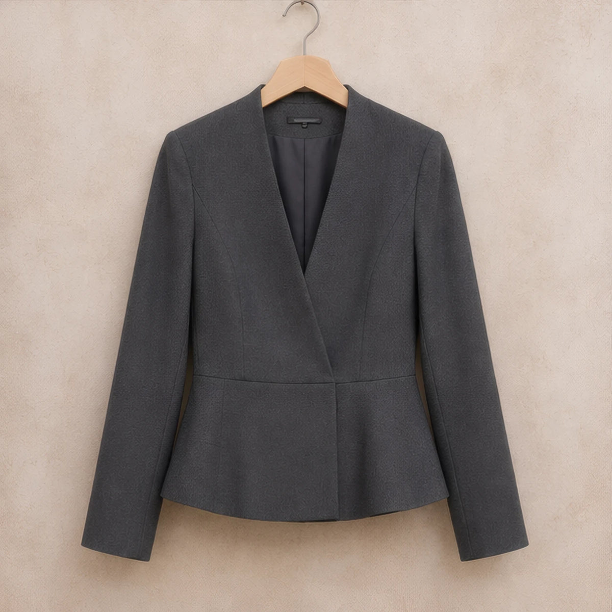 Galina Peplum Blazer - Gray - Department: Women - Brondals - Image 3
