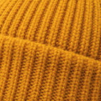 Gareth Stretch Knit Ribbed Beanie - Yellow - color_gallery - Brondals - Image 4
