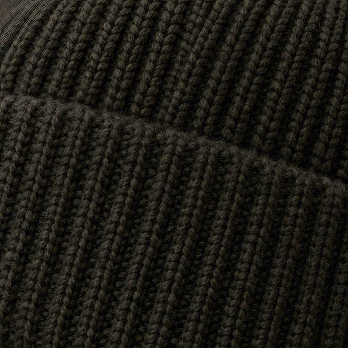 Gareth Stretch Knit Ribbed Beanie - Black - color_gallery - Brondals - Image 4