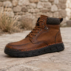 Garrett Men's Moc-Toe Boots - Chestnut Brown - Footwear Style: Boots - Brondals - Image 4