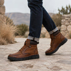 Garrett Men's Moc-Toe Boots - Chestnut Brown - Catalog Group: Footwear - Brondals - Image 2