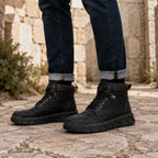 Garrett Men's Moc-Toe Boots - True Black - Men's Footwear > Boots > Moc-Toe Boots - Brondals - Image 1