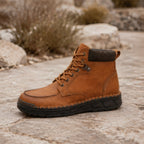 Garrett Men's Moc-Toe Boots - Saddle Tan - Footwear Style: Boots - Brondals - Image 4