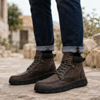 Garrett Men's Moc-Toe Boots - Charcoal Brown - Men's Footwear > Boots > Moc-Toe Boots - Brondals - Image 1