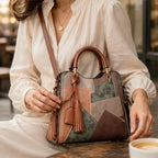 Gisela Panelled Structured Top-Handle Handbag - Thistle - female - Brondals - Image 3