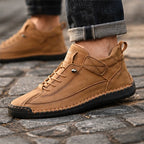 Graham Leather Sneakers - Tan - leather sneakers - Brondals - Image 3