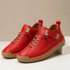 Graham Leather Sneakers - Red - sneakers - Brondals - Image 2