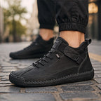 Graham Leather Sneakers - Black - leather sneakers - Brondals - Image 3