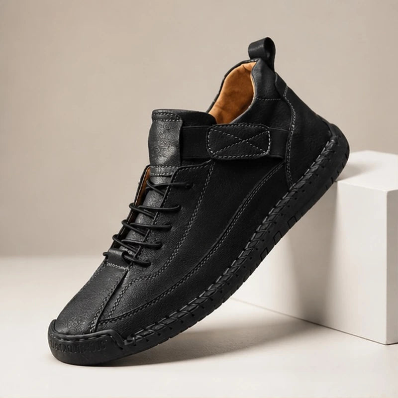Graham Leather Sneakers - Black - Sneakers - Brondals - Image 1