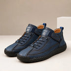 Graham Leather Sneakers - Blue - sneakers - Brondals - Image 2
