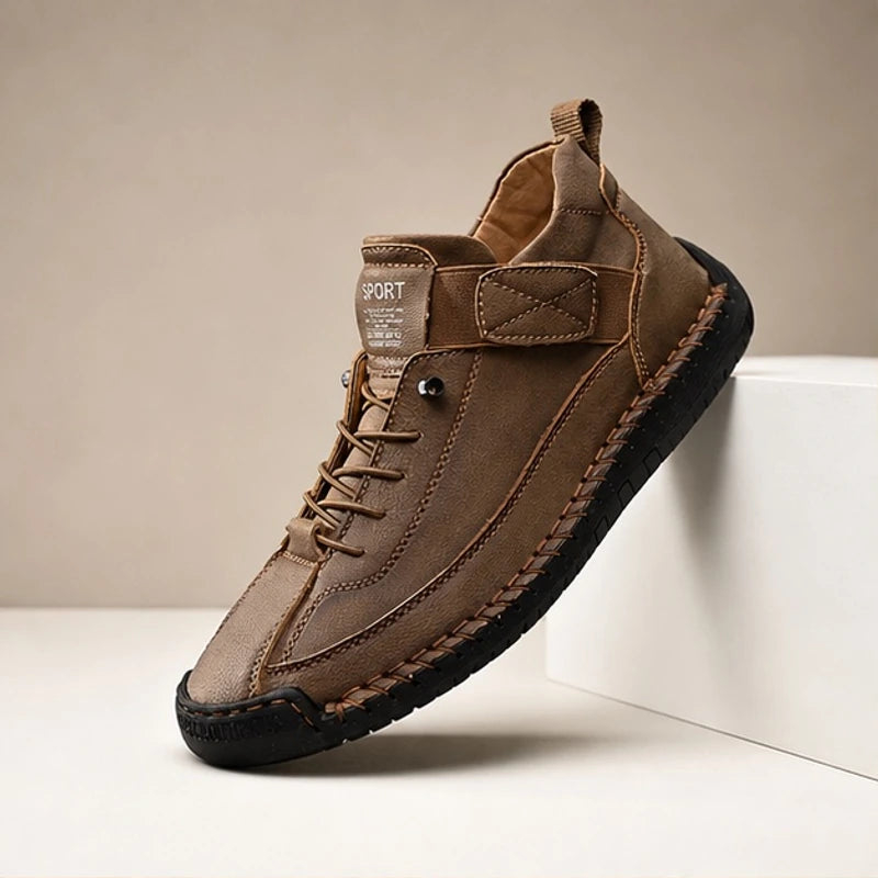 Graham Leather Sneakers - Brown - Sneakers - Brondals - Image 1