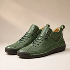 Graham Leather Sneakers - Green - sneakers - Brondals - Image 2