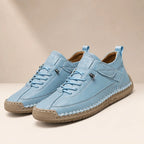 Graham Leather Sneakers - Light Blue - sneakers - Brondals - Image 2